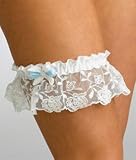 DiFrancia Lace And Satin Bridal Garter Accessory