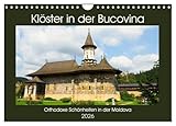 Klöster in der Bucovina (Wandkalender 2026 DIN A4 quer), CALVENDO Monatskalender: Die bemalten Klöster der Bucovina gehören mit zum Schönsten was ... Bildern porträtiert. (CALVENDO Orte)