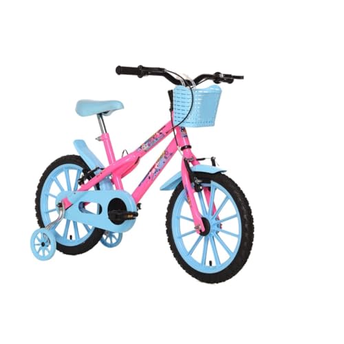 Bicicleta Vellares Super Girl Fest Aro 16 Feinino Rosa Neon