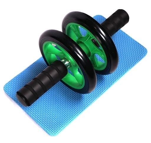 Home Brilliant Double Exercise Wheel, Ab Exerciser, Ab Roller Wheel for Abs Workouts with Knee Pad for Gym Fitness Workout Training-picture-14