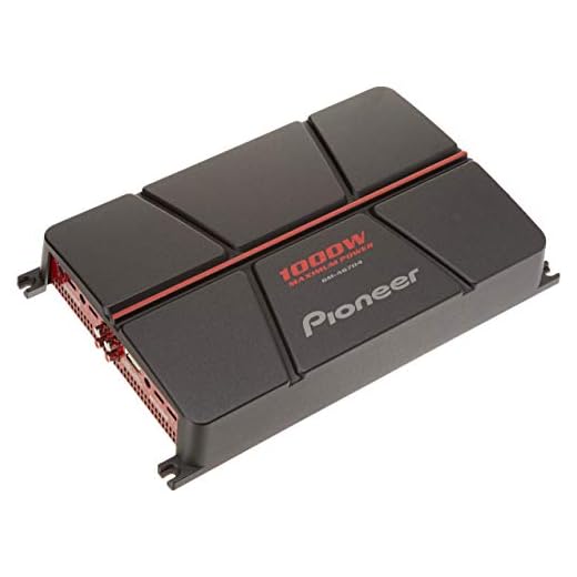 Pioneer GM-A6704 4-Channel Bridgeable Amplifier with Bass Boost