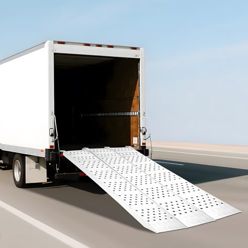 Rampa de carga plegable de aluminio 1500 lbs miniatura 1