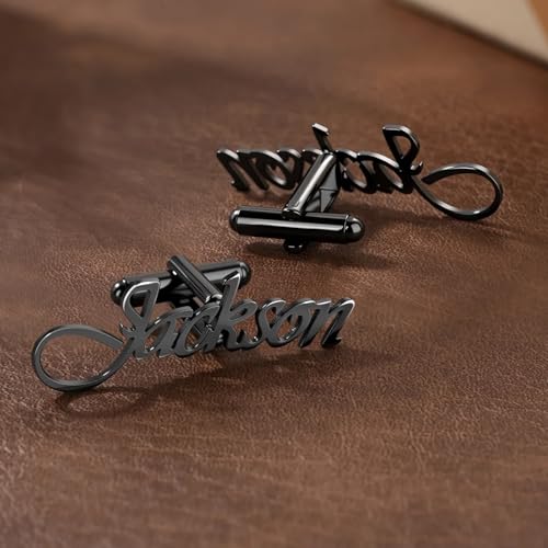 Mancuernillas personalizadas multicolor para hombre miniatura 5