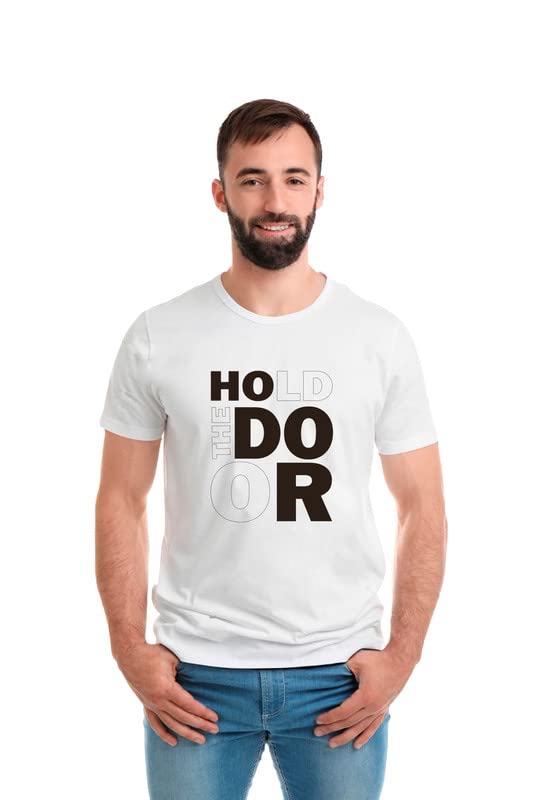 SmarTee Street Hodor Round Neck Half Sleeve Tshirt