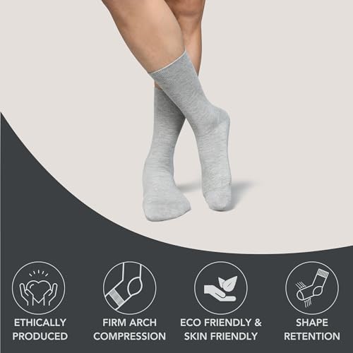 Image of Women's Dress Socks Thick Cushioned Cotton, Moisture-Wicking socks
