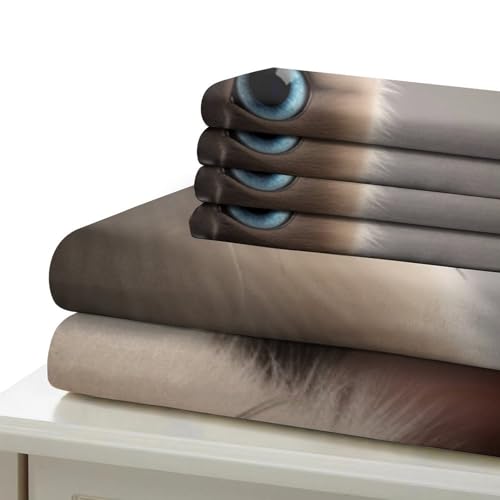Housse de couette chat 140x200抗皱速干被套三件套微纤维拉链款