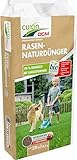 CUXIN DCM Rasen-Naturdünger - Langzeit Rasendünger - Mit MINIGRAN® TECHNOLOGY - unbedenklich für Haustiere - organischer NPK-Dünger - 10,5kg für 230 m²