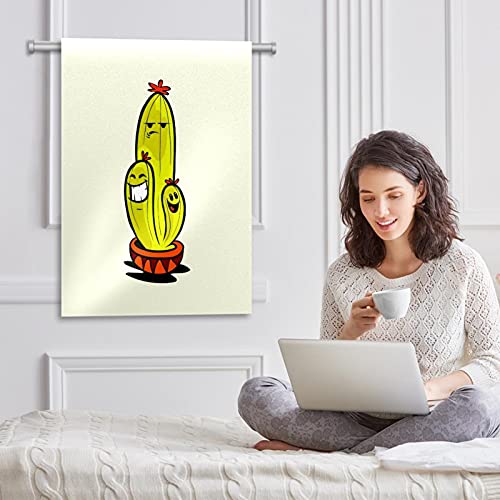 Drapeau de jardin cactus double face indéformable pour extérieur