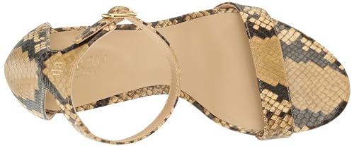 Image of Lauren Ralph Lauren womens Allie Faux-snakeskin Sandal