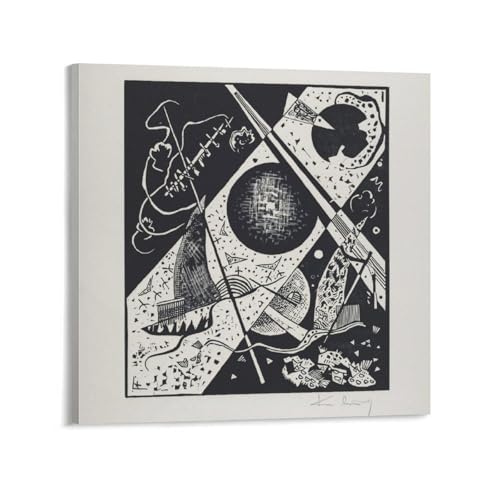 Toile Kandinsky Small Worlds VI 30x30 cm pour décoration de chambre