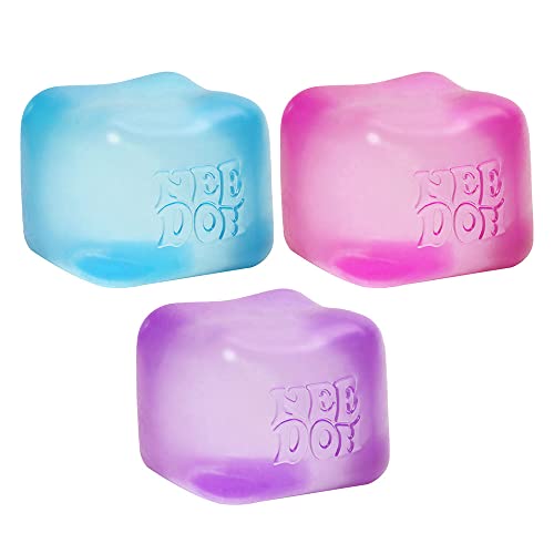 Schylling Needoh Nice Cube Sensory Toy with a Super Solid Squish - Colors May Vary 3 Pack image 8