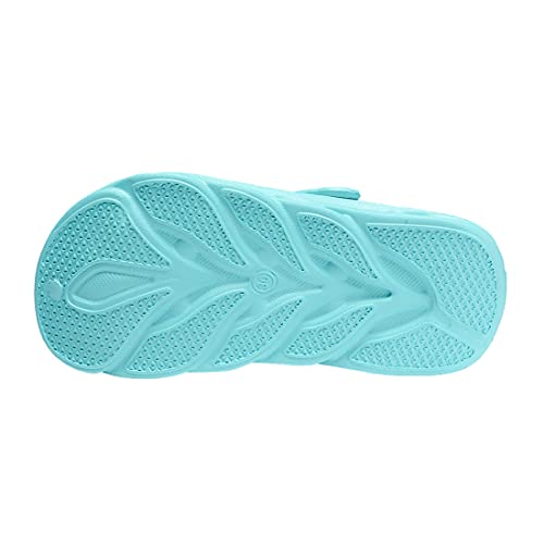 Kids Clogs, Toddler Clogs For Boys And Girls Non-Slip Breathable Kids Garden Clogs High Elasticity Kids Sandals Indoor Outdoor Beach Sandals Children Classic Slippers Pool-Toddler 3.5 Light Green #TOP2