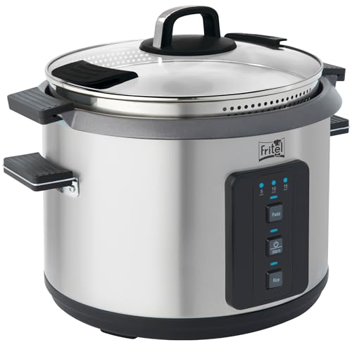Fritel Pasta RC 1377 Cuiseur à riz et pasta - Bouilloire électrique/Cuiseur vapeur - 6 L - 1100 W...