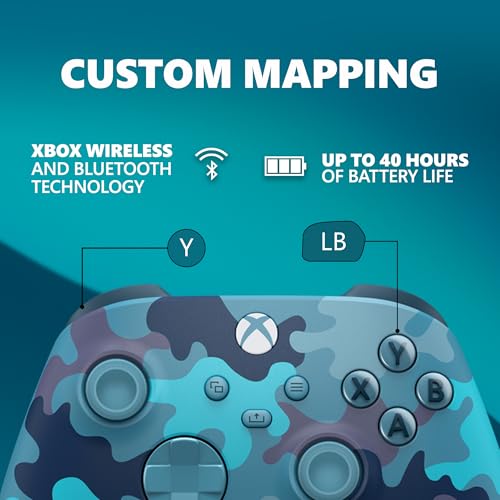 Image of Xbox Special Edition Wireless Gaming Controller - Mineral Camo - Xbox Series X|S, Xbox One, Windows PC, Android, and iOS