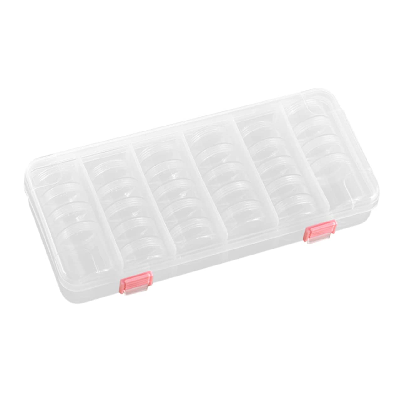 SHERCHPRY 3 szt. pudełko pudełko na biżuterię organizer na biżuterię mały przezroczysty pojemnik przezroczysty organizer do przechowywania etui organizer na przybory do paznokci pojemniki na kosmetyki