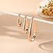 DORANA 925 Sterling Silver Hoop Earrings for Women Large Oval Hoops Earrings Lightweight Big Earrings Teardrop Hoops Rose Gold Large Oval Hoop Earrings