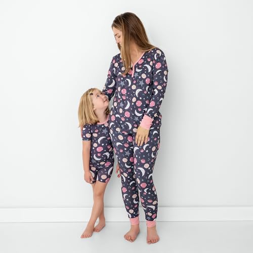 Image of Little Sleepies Womens Pajama Top, Viscose from Bamboo, Henley Button Up Nursing PJs, Family Matching Pajamas for Women Set