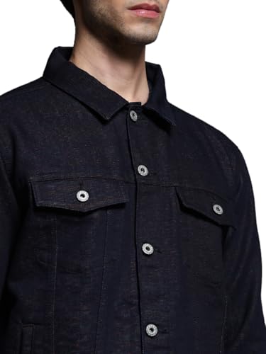 Image of JACK & JONES Men's Cotton Blend Standard Length A-Line Coat