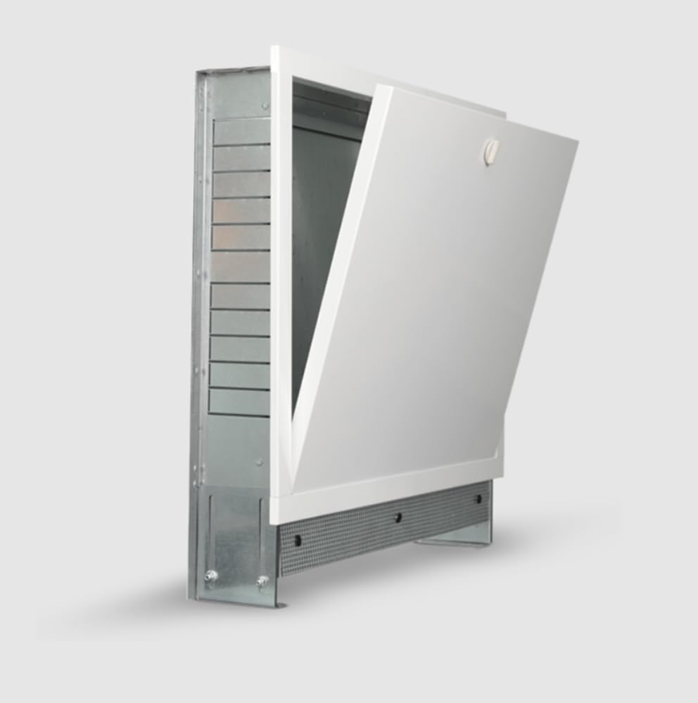 MAXLOR - Armario de colectores ancho 550mm (de 4 a 5 circuitos) | Armario para colectores de calefacción