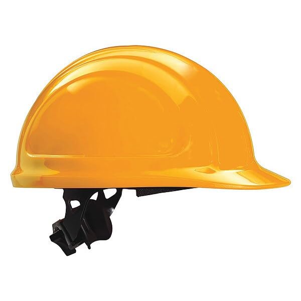 Hard Hat, Polyethylene, 4 Point Ratchet, Type 1, Class E, Orange, Mfr: N10R030000-A
