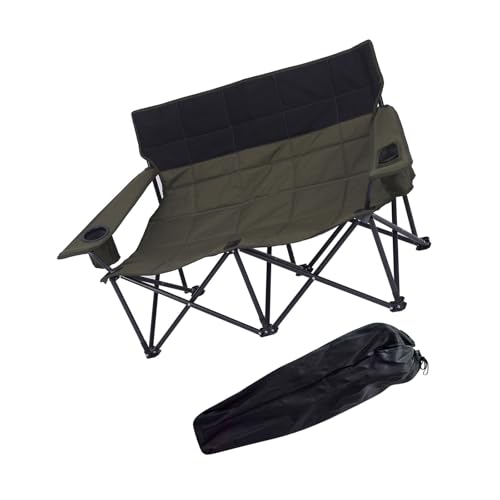 Chaise double compacte pour excursions en famille et pique-nique confort