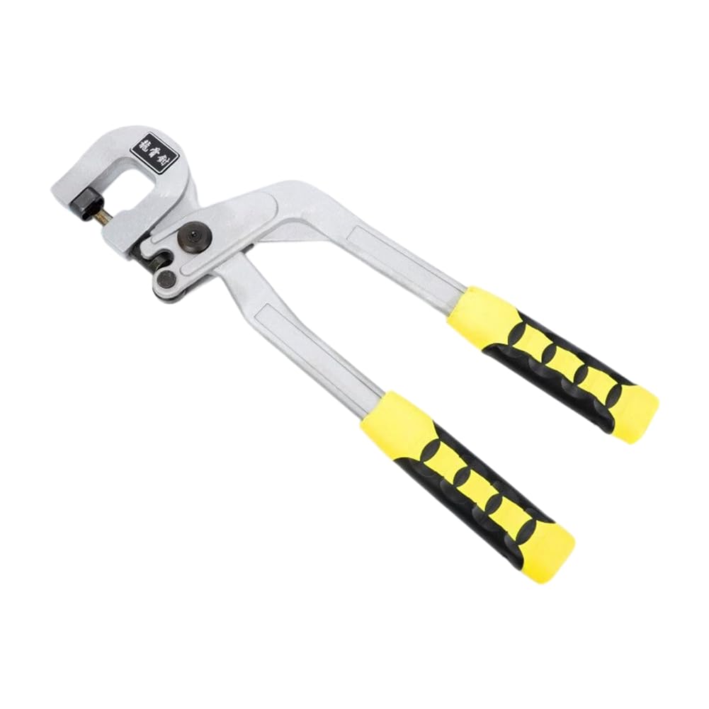 Ctrlzs Steel Stud Crimper Pliers Drywall Tools, Punch Lock Framing Fastening Crimping Keel Riveting Clamps Crimping Pliers C
