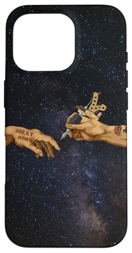 Cool Creation Of Adam Michelangelo �^�g�D�[ �� Sorry Mom �X�}�z�P�[�X iPhone 16 Pro �p