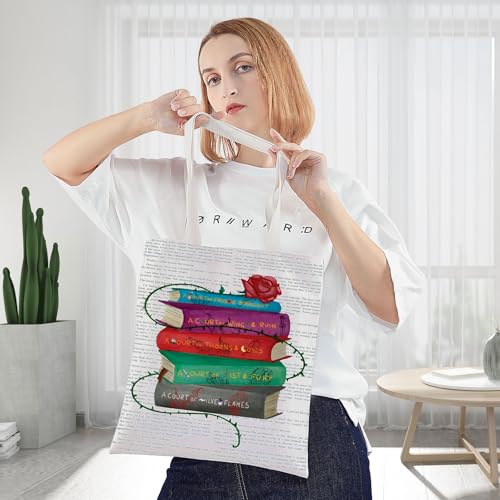 Bolso tote de lona para fans de novelas fantásticas, regalo para amantes de libros y autores miniatura 6