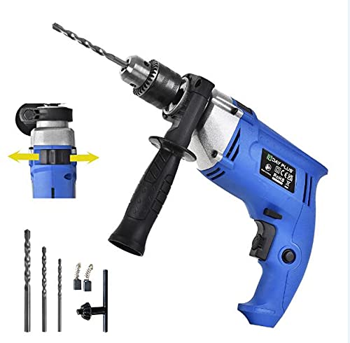 Juego De Taladro Eléctrico De 850 W, Taladro De Percusión De 3000 Rpm, Velocidad Variable, Taladro Perfesional, Perforación Precisa Para Madera, Hormigón, Acero Juego De Taladro Eléctrico De 850 W, Taladro De Percusión De 3000 Rpm, Velocidad Variable, Taladro Perfesional, Perforación Precisa Para Madera, Hormigón, Acero