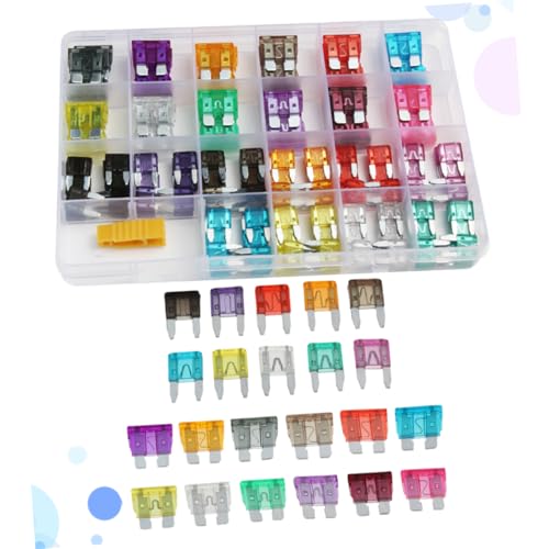 Set de 242 fusibles mini para autos tipo inserto, repuesto automotriz miniatura 2