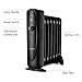 Homeleader Mini Oil Filled Heater, Radiator Heater, Electric Personal Heater, Space Heater for Home and Office, 700W, Black