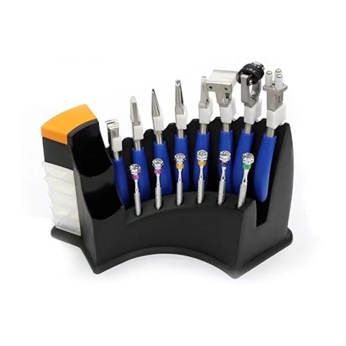 1set Glasses Plier Screwdriver Kit Optical Repair Hand Tool Stand Eyeglasses Adjust Accessory Set ST-B08AD