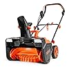 SuperHandy Electric Snow Blower – 120V Corded, 23 in. Clearing Width, 12 in. Depth, 3300 RPM Motor, 25 ft. Throwing Distance, Lightweight Walk-Behind Design for Snow Removal