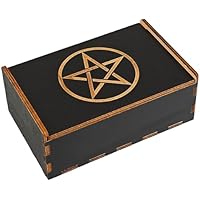 CREATCABIN Caja de Cartas de Tarot Caja de Bruja Caja de Cartas
