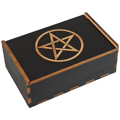 CREATCABIN Caja de Cartas de Tarot Caja de Bruja Caja de Cartas
