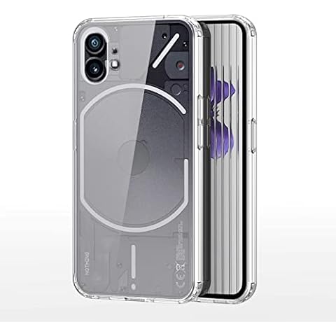 DUX DUCIS Case for Nothing Phone (1), Anti-Yellowing Crystal Clear [Hard PC Back & Soft TPU Bumper] Shockproof Protective Phone Case Cover - Transparent Cover
