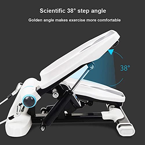 Mini-Stepper Swing Stepper Stair Stepper Cintura Fitness Twister Step Machine con Bandas de Resistencia y acción de torsión - Imagen 4