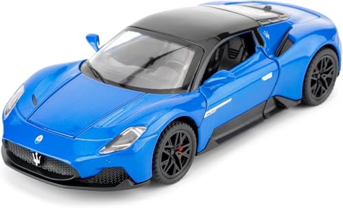 Image of 1:32 Scale Maserati Toy Car|Metal Pullback Diecast Car for Kids with Openable Doors, Sound|Light Effects Toy for Car Enthusiasts|Color As Per Available