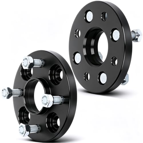 OCPTY 4x100 to 4x100 Wheel spacers 15mm Real Forged Spacers with 12x1.5 ThreadSize 56.1mm Hub Bore fits 1986-2005 for Acura 1980-2020 for Honda 1991-2020 for Mitsubishi Hubcentric Spacers 2 pcs