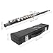 Fabater C Flute, 16 Keys Open Hole Flute for Beginners Students Adults, Professional Instrument Kit with Carrying Case and Cleaning kit, Student for Beginners, Easy to Play