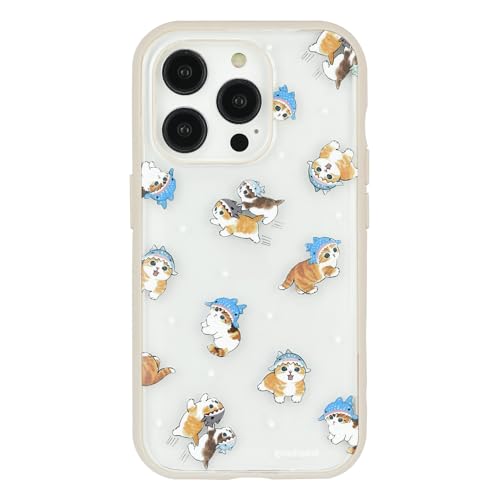 �O���}���f�B�[�Y mofusand IIIIfit Clear(�C�[�t�B�b�g �N���A) iPhone15 Pro �Ή� �P�[�X �W���x�C�U���ɂ�� MOFU-24B