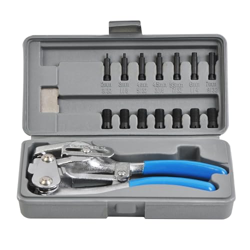 Power Punch Heavy Duty Hole Punch Set Cr-V 3/32 x 9/32