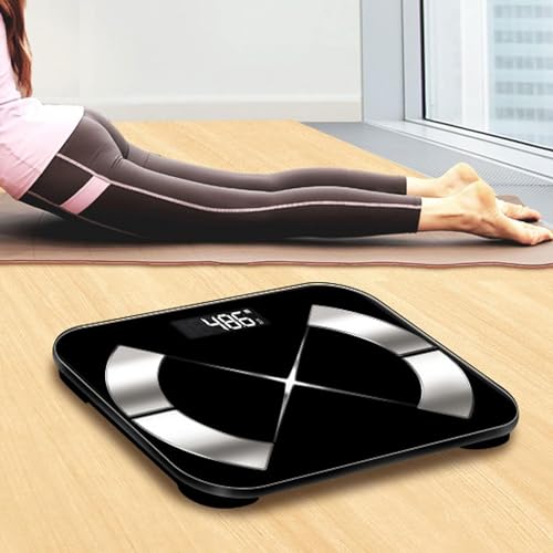 Báscula de baño digital con plataforma de vidrio templado miniatura 5