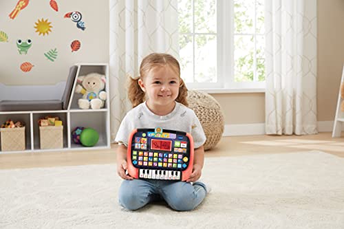 Vtech Baby Lern- und Musiktablet - Sprechendes, musikalisches Tablet mit 12 Lernaktivitäten und leuchtendem Rahmen - Zum Lernen von Wörtern, Buchstaben, Zahlen - Für Kinder von 2-5 Jahren, Mehrfarbig