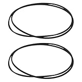 AS Axis Spindleon 2Pcs Cassette Recorder Square Drive Belt 406x1.2mm for VCR DVD Cassette