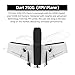 Buddy RC ZOHD Dart 250g FPV Airplane, FPV Ready Aircraft RC Airplane for Adults with 570MM Wingspan, Easy Controlled RC Plane For The Beginners (PNP Version,White)