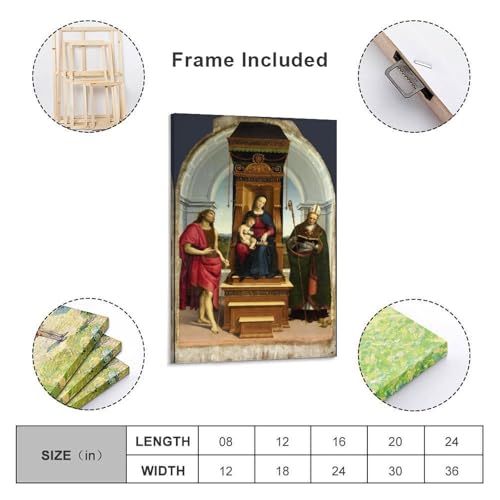 Poster de Raphael l'esthétique de La Madone de l'Ansidei chez soi - 2