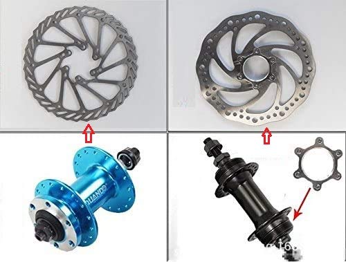 BQSHOP HS1 Bike Disc Brake Kit - Mountain Bicycle Bike Mechanical Front and Rear 160mm Caliper Rotor BB7 BB8 Whit Bolts and Cable (BB8)