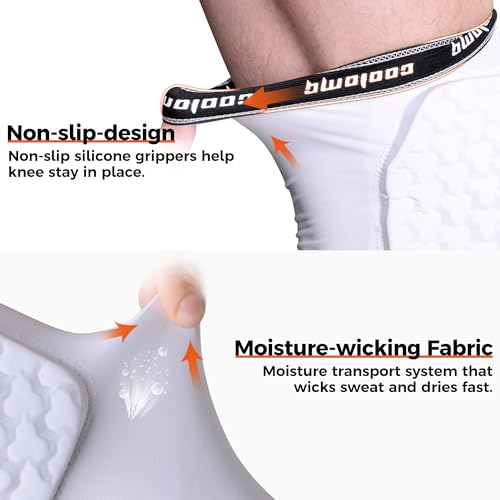 Image of COOLOMG Basketball Knee Pads for Kids Youth Adult