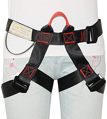 HeeJo Climbing, Rock Climbing, Half Body for Rappelling Zipline Fire Rescuing Tree Climbing Gear